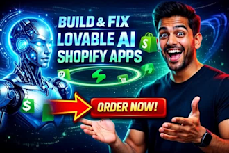 build lovable ai shopify app, fix lovable shopify integration, supabase dev