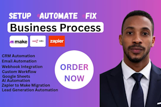 fix make com, make com automation  make automation CRM, make com ai agent n8n