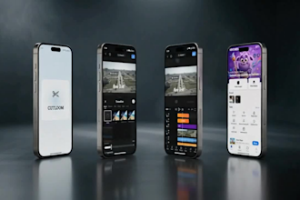 build a custom mobile video editing app UI UX or full app