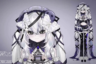 design and rig live2d vtuber model live2d avatar anime 2d vtuber model