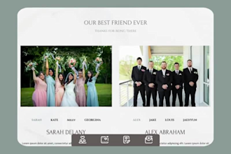 design a birthday party, celebration and rsvp website