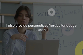 translate english to yoruba accurately and teach yoruba