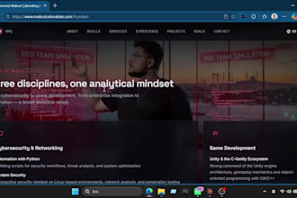 design a modern 3d animated website with scroll effects