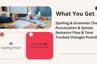 proofread, edit and format your english documents and articles