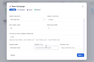 build an ai b2b lead generation and outreach system with n8n