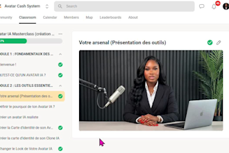 create ai training videos for your online course