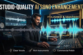 recreate and improve your suno ai song into studio quality track