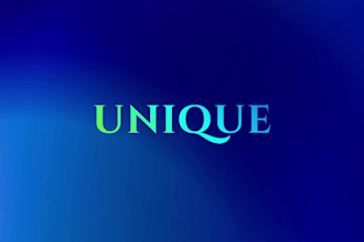 do create kinetic typography, text and logo animation with motion graphic video