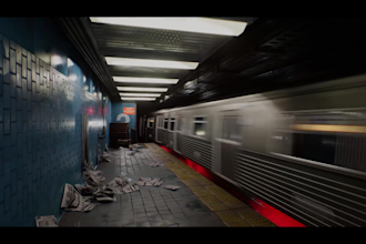 create stunning cinematic game cutscene and game trailer