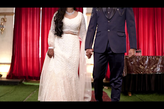 do cinematic wedding and event video editing