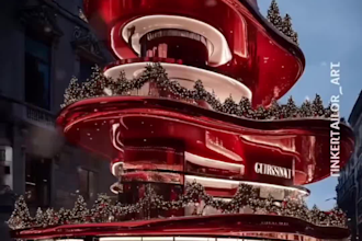 create a magical animated christmas greeting or festive promo video