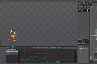 create 2d 3d character animation rigging spine 2d gaming montage game animation