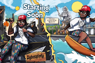 draw custom offline, starting soon, brb, end twitch screen