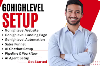 setup ghl automation, gohighlevel website as virtual assistant