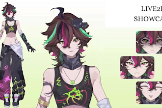 professionally rig your live2d vtuber model for vtube studio