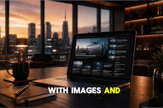 create a fully automated ai news website with RSS aggregation