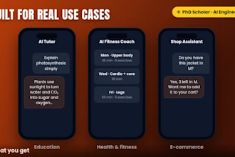 build ai mobile app, ai chatbot app or chatgpt app for ios and android