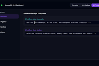 build a modern ai web app prototype or saas website