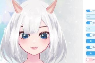 create live2d vtuber model with rigging, face tracking for vtube studio vbridger