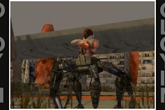 create ps1 ps2 psx 3d lowpoly animation, environment design, for visualization