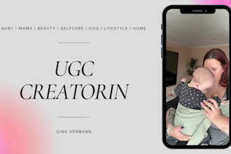 create authentic ugc videos with my dog, in german