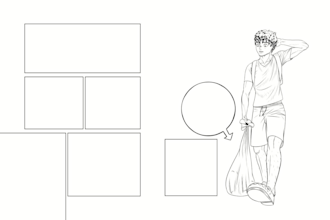 draw your manga pages and storyboard