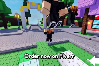 make a 3d roblox youtube thumbnail