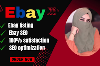 do ebay product listing, ebay product upload, ebay lister,ebay seo listing