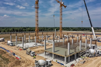 create cinematic ai construction timelapse videos for real estate project