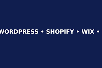 fix, maintain, update, and support your wordpress, shopify, wix, bug fix website