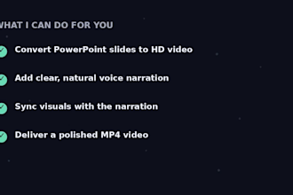 convert your powerpoint into HD video with voice narration