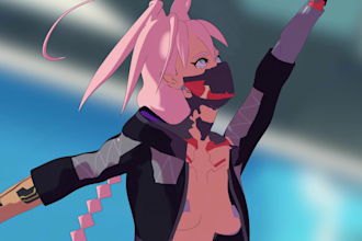 do a stylized 3d character for animation and games