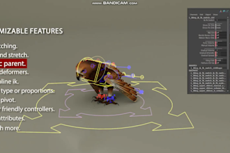 do rigging for maya, blender, ue5, unity, iclone, metahuman