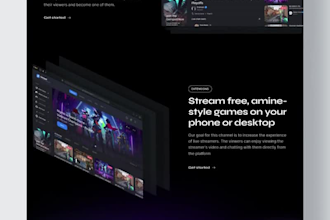 develop video streaming live streaming website gaming website online streaming