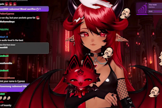 create 3d vtuber model, vrm avatar, vtuber rigging and full stream setup