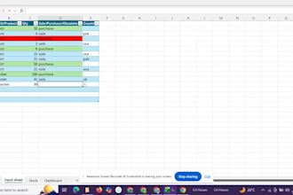 create automated excel inventory tracker with dashboard