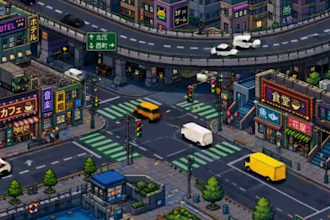 do pixel art tileset background sprite sheet isometric map rpg map 2d top down