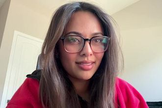 be english female actor selfie spokesperson testimony video human ugc ads video