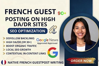 publish french guest post on high da dr sites dofollow backlinks for local seo