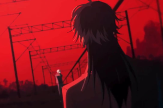 create beautiful anime inspired, 2d animation, japanese anime style animation