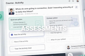 build an online course website, create elearning courses, and course content