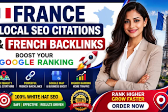 build france local SEO citations and french backlinks for google ranking