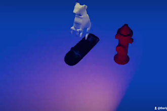 a 3d blender animation of any character