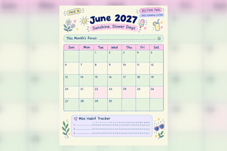 design a printable adhd planner or neurodivergent friendly workbook