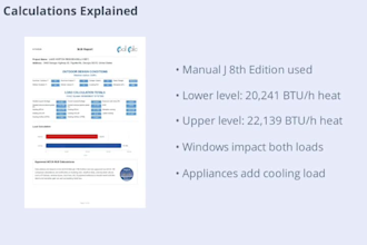 do professional hvac design and load calculation