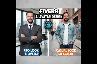 create a custom ai avatar design for your profile picture