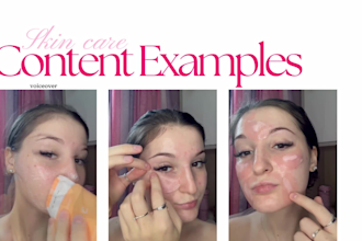 create beauty ugc in italian, romanian and spanish