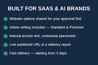 do saas guest post, saas backlinks on ai and tech blogs