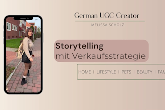 create high converting german lifestyle ugc video ads