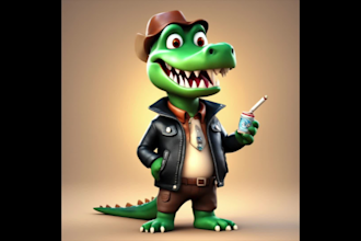 record an animated character voice over